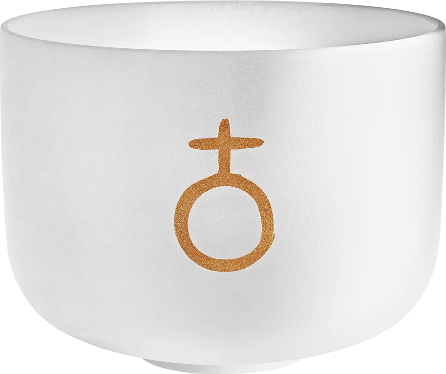 Planetary Crystal Singing Bowl 12" - Earth Year/Om