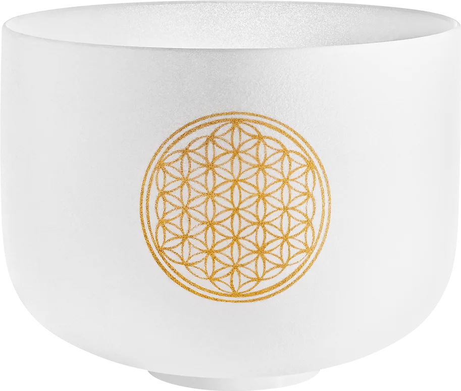 Planetary Crystal Singing Bowl 10"- Flower of Life