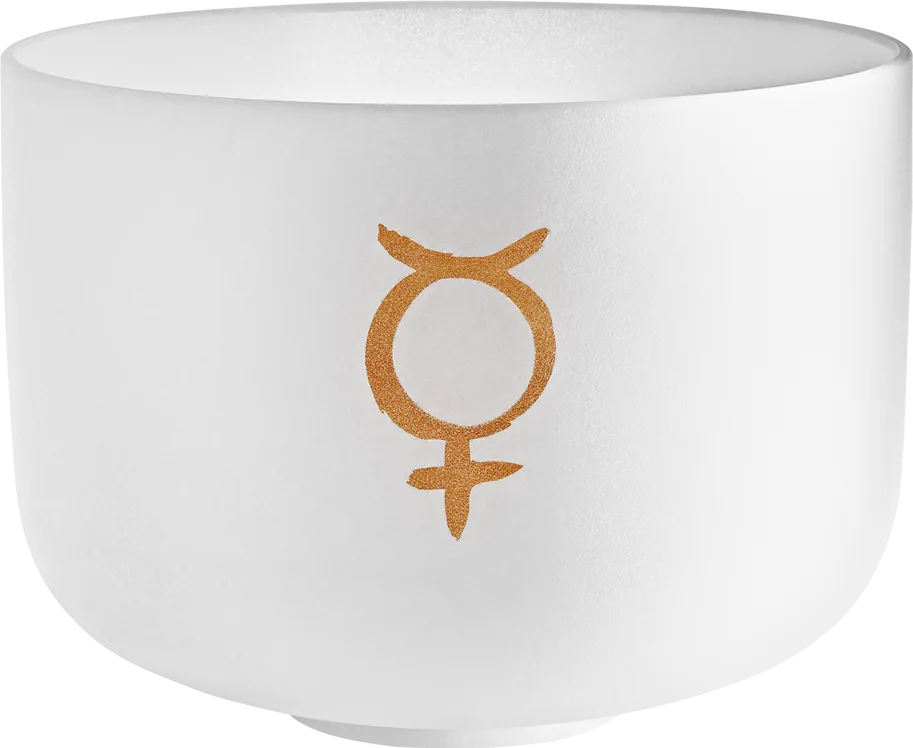 Planetary Crystal Singing Bowl 12" - Mercury