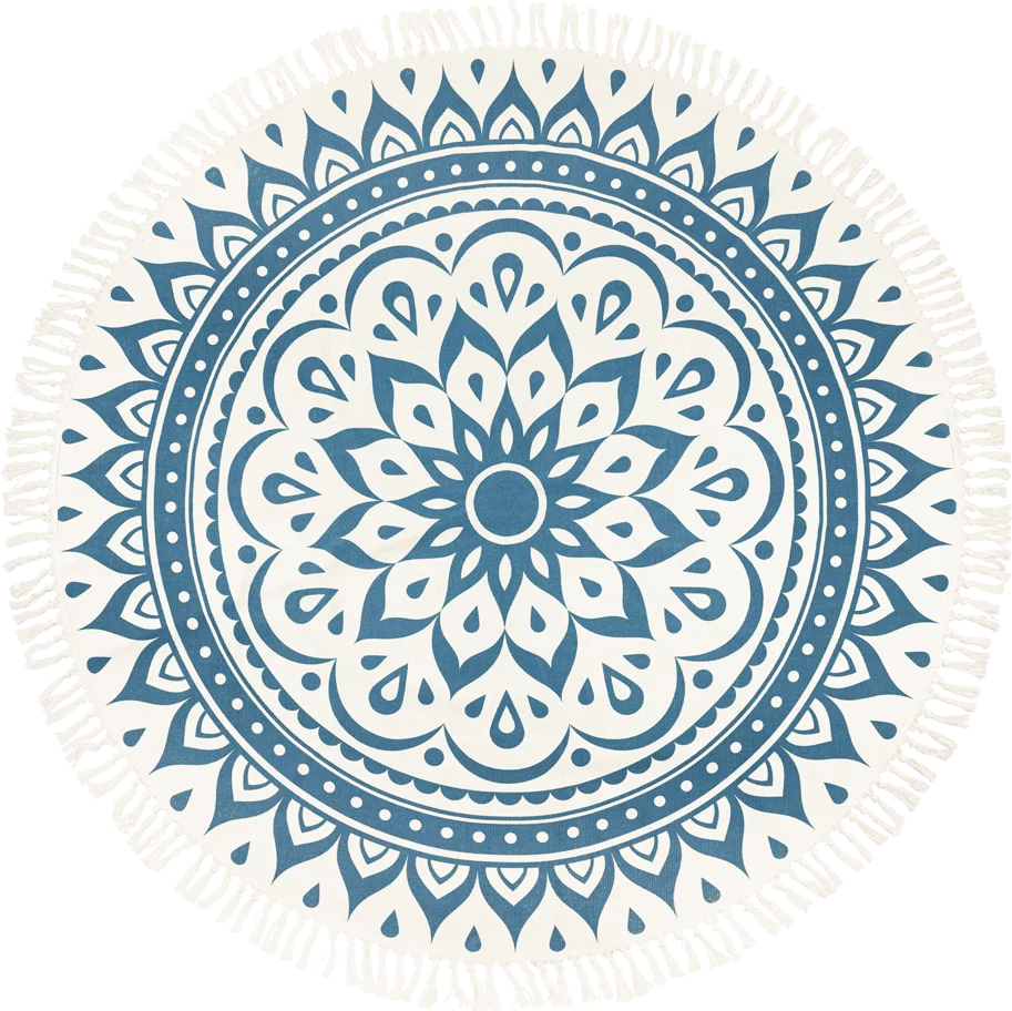 Meditation Rug - Navy Blue