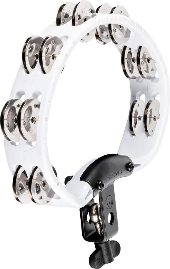 Headliner Mountable ABS Tambourine 2 Rows - white