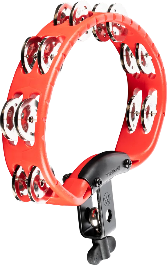 Headliner Mountable ABS Tambourine 2 Rows - red