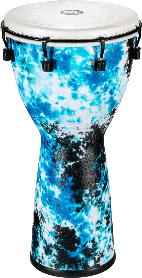 10" Alpine Series Djembe - Galactic Blue Tie Dye