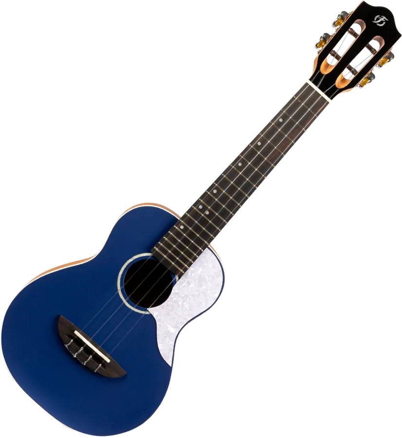 Flight Ukulele Concert - Solid Spruce - Blue