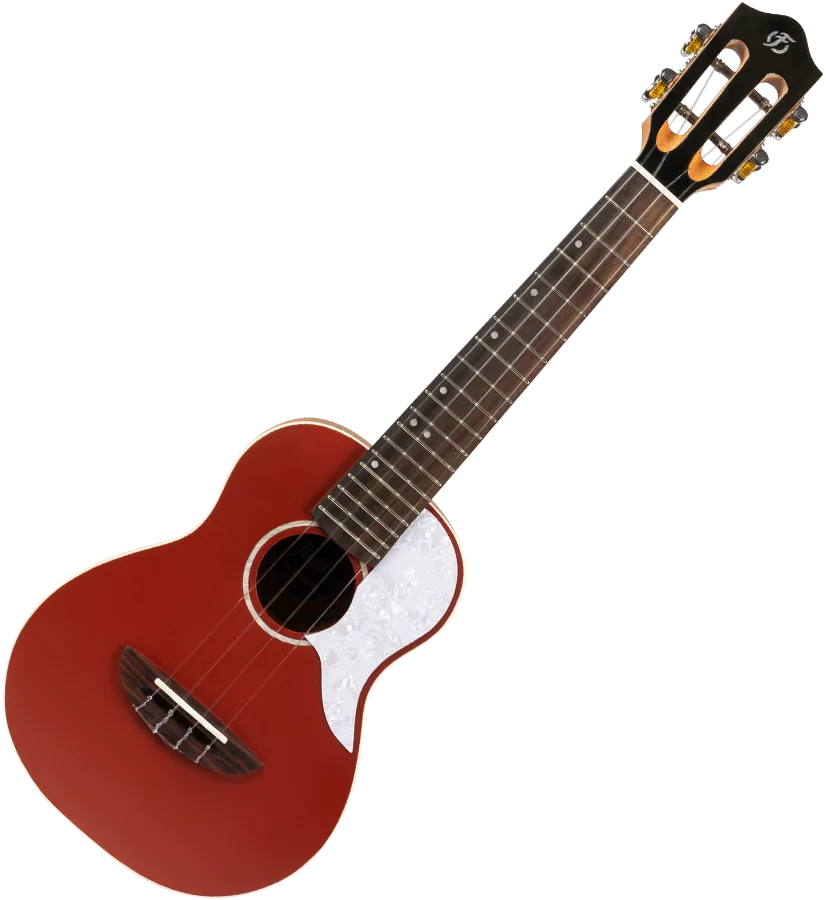 Flight Ukulele Concert - Solid Spruce - Red