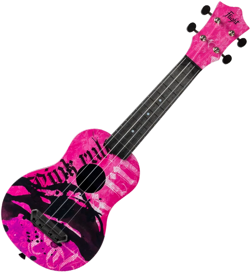 Flight Ultra Travel Ukulele Soprano - Pink Rules
