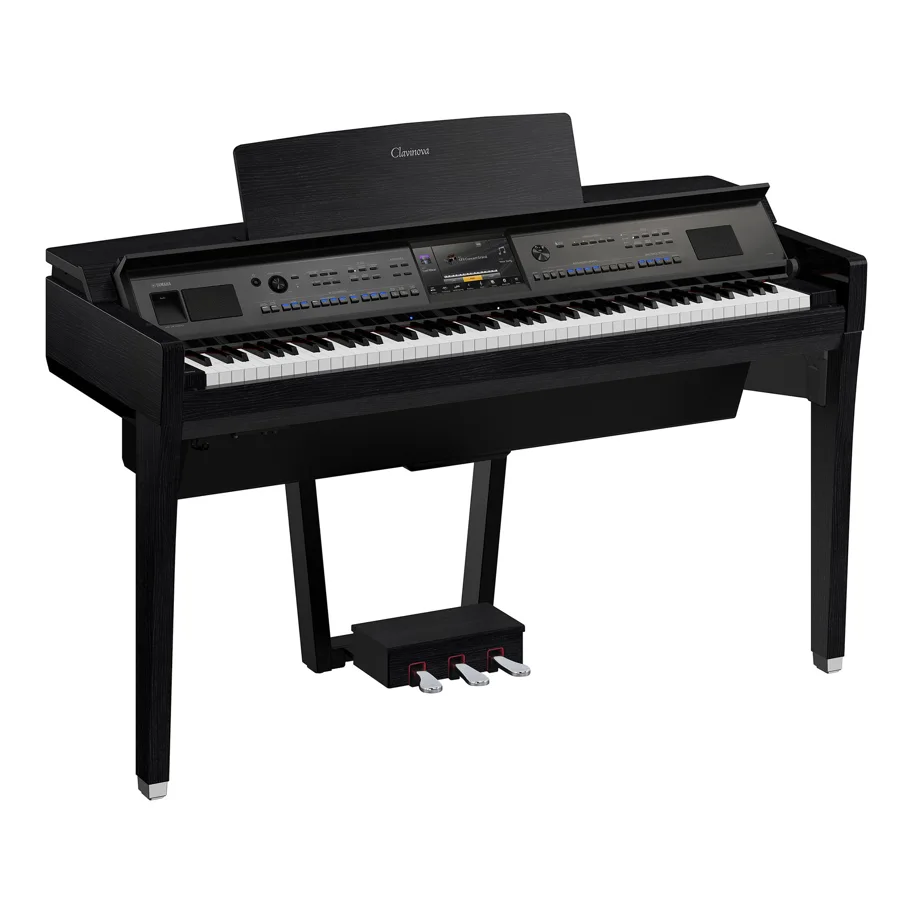 Clavinova YAMAHA CVP-909B schwarz matt