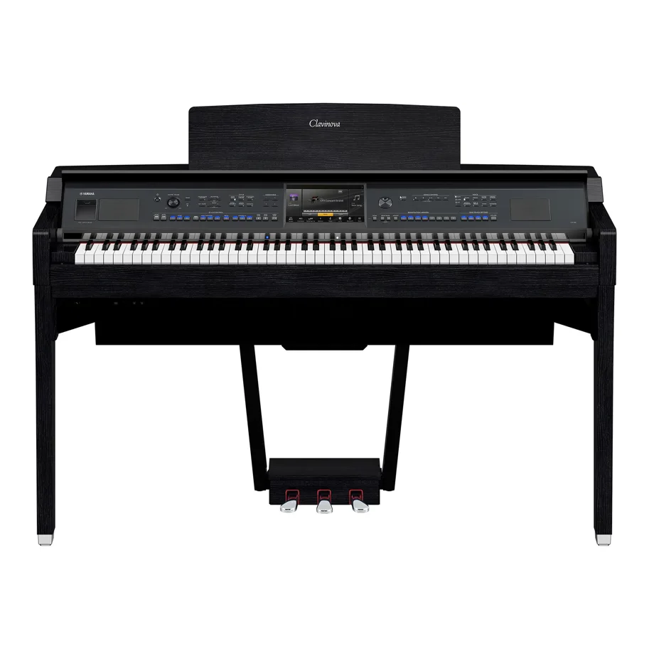 Clavinova YAMAHA CVP-909B schwarz matt