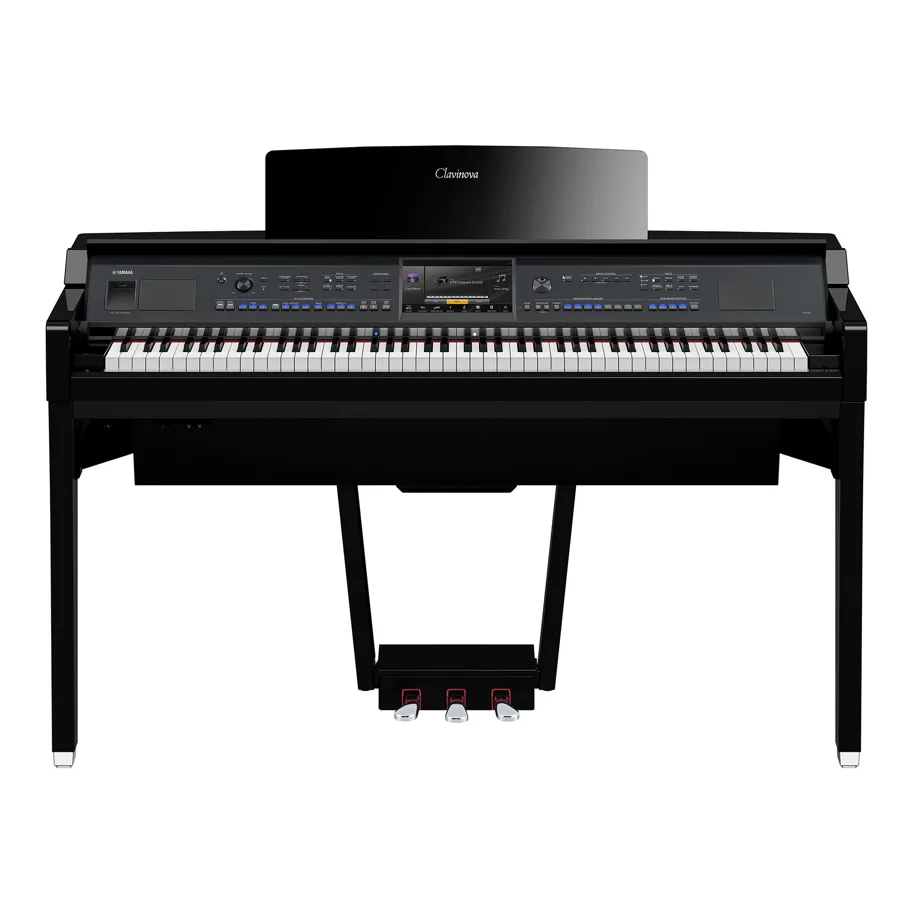 Clavinova YAMAHA CVP-909PE schwarz Glanz