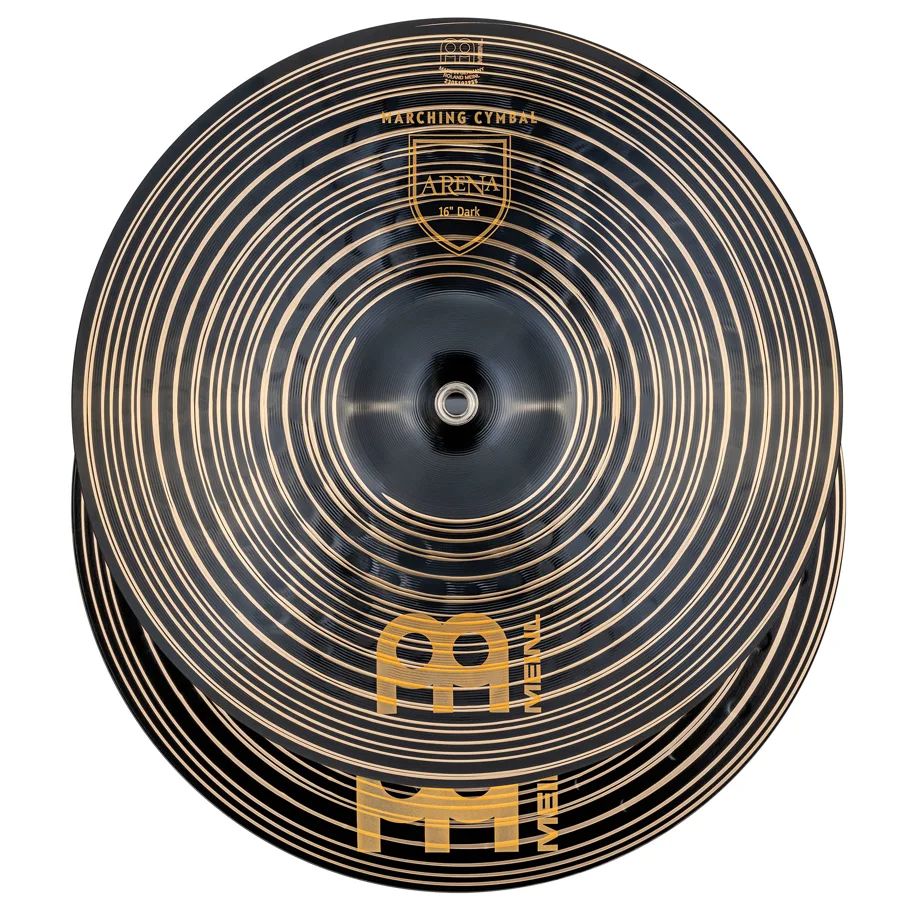 16" Professional Marching Hand Cymbals B10 (Pair) - Dark