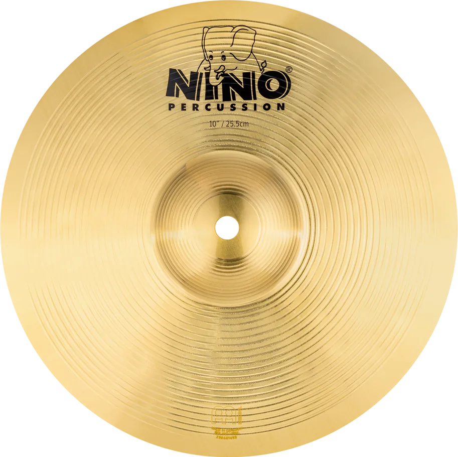 NINO® 10" Cymbal Pair - Brass