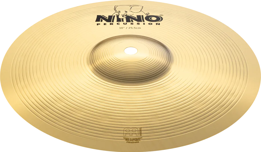 NINO® 10" Cymbal Pair - Brass