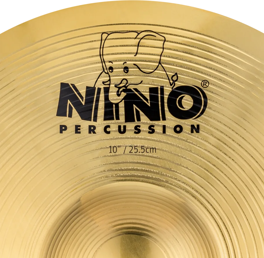 NINO® 10" Cymbal Pair - Brass