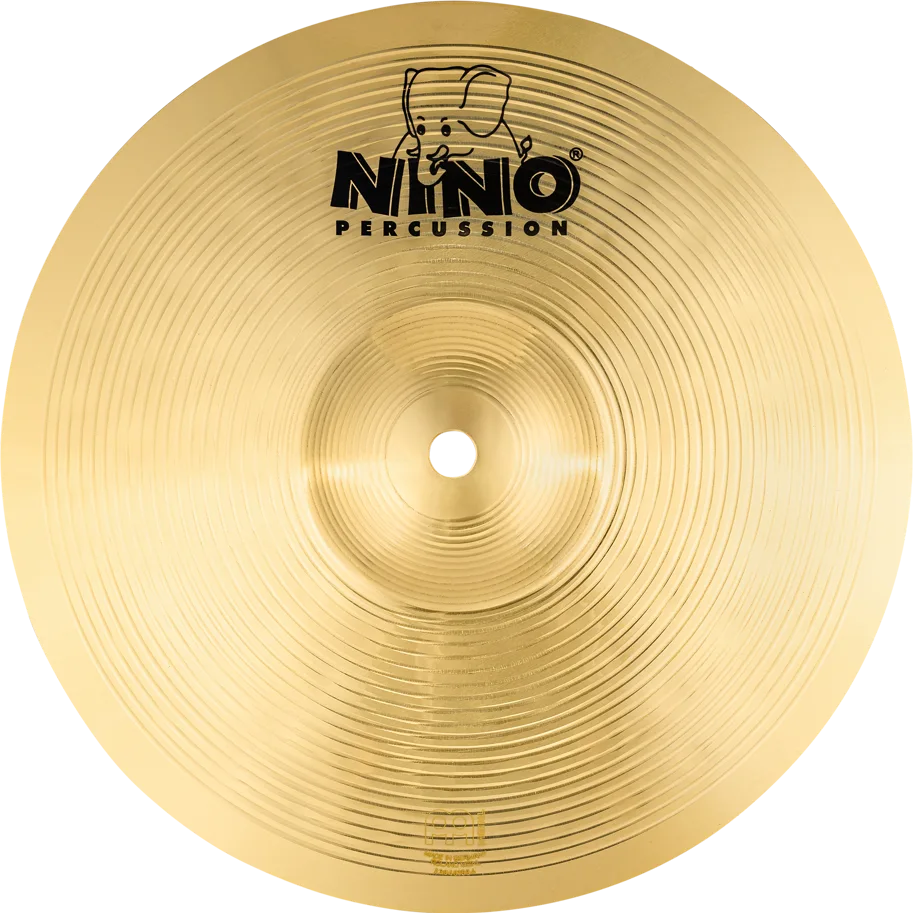 NINO® 10" Cymbal - Brass (Single)