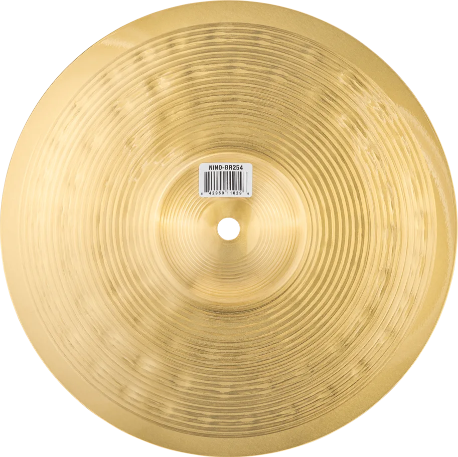 NINO® 10" Cymbal - Brass (Single)