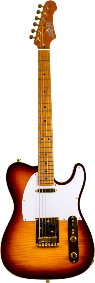 JET JT-600 HS - Tobacco Burst w. Gold HW