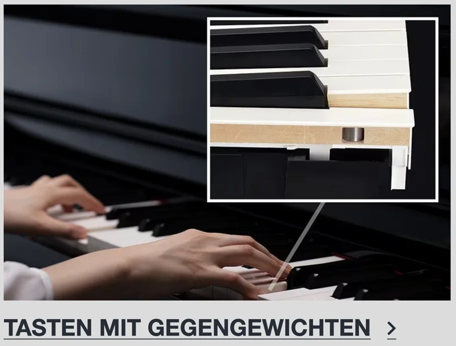 Clavinova YAMAHA CSP-295PWH weiss Glanz