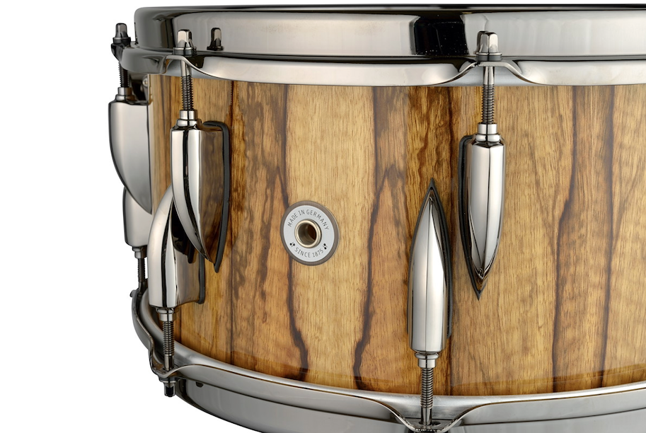 OOAK 22 1365 SDW BL Snare Drum - Black Limba
