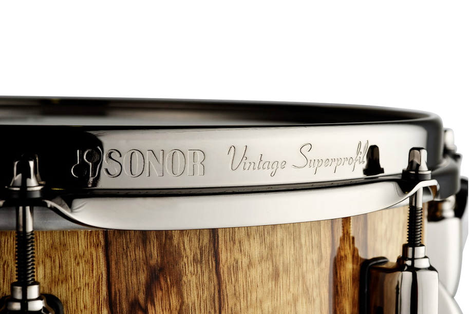 OOAK 22 1365 SDW BL Snare Drum - Black Limba