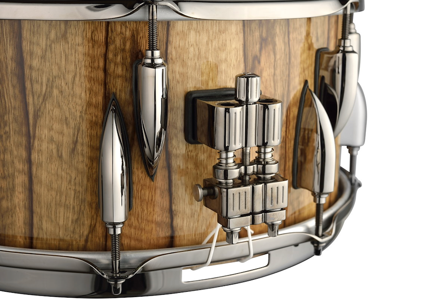 OOAK 22 1365 SDW BL Snare Drum - Black Limba