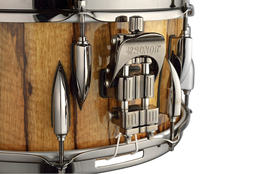 OOAK 22 1365 SDW BL Snare Drum - Black Limba