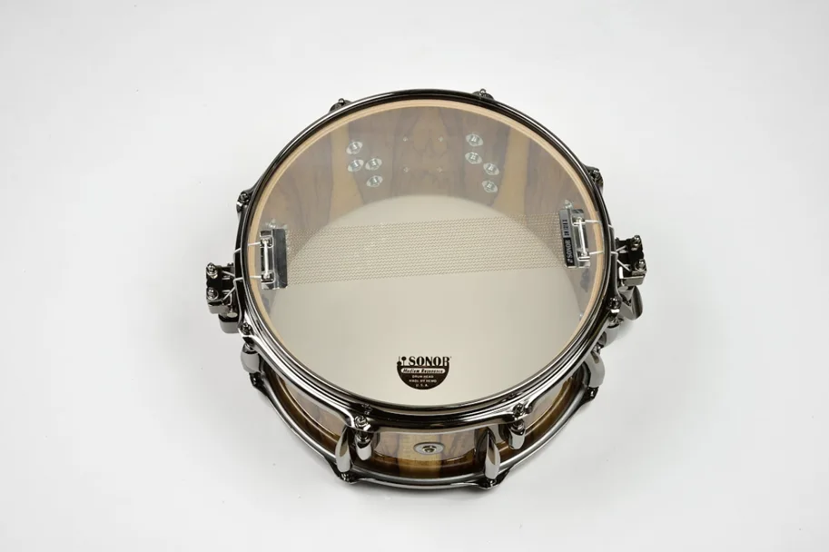 OOAK 22 1365 SDW BL Snare Drum - Black Limba
