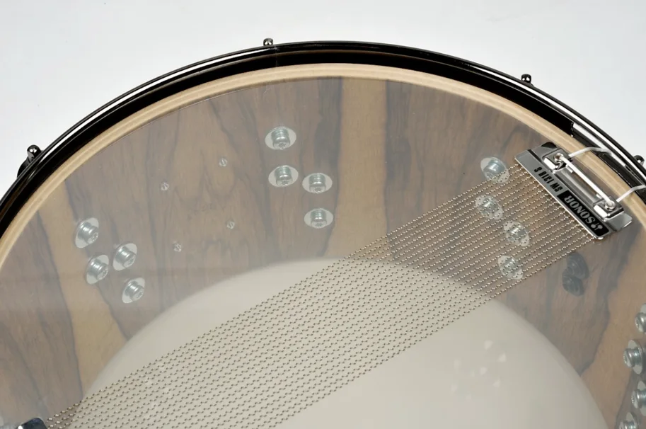 OOAK 22 1365 SDW BL Snare Drum - Black Limba