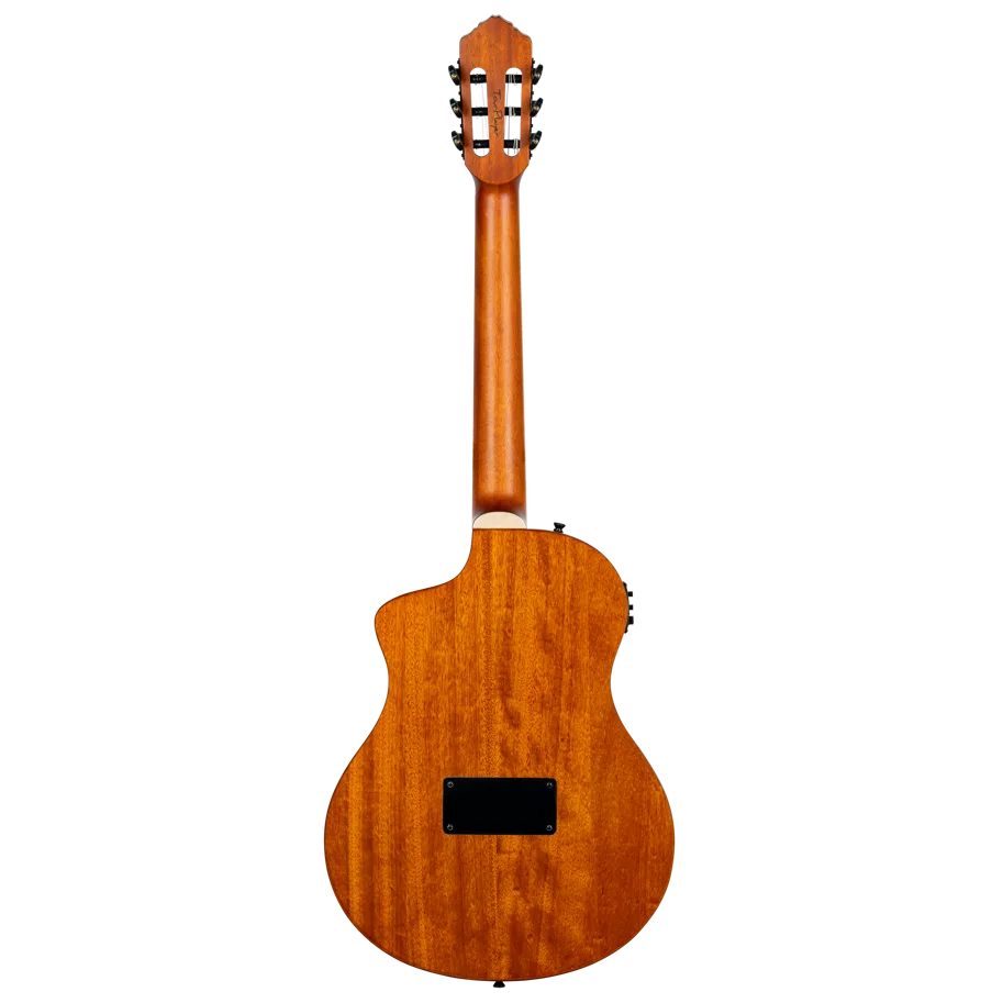 TourPlayer Deluxe Nylon Guitar - Flamed Maple Blue