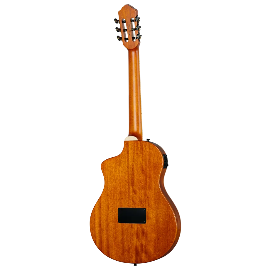 TourPlayer Deluxe Nylon Guitar - Flamed Maple Blue