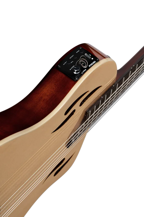 TourPlayer Deluxe Nylon Guitar - Spruce Natural