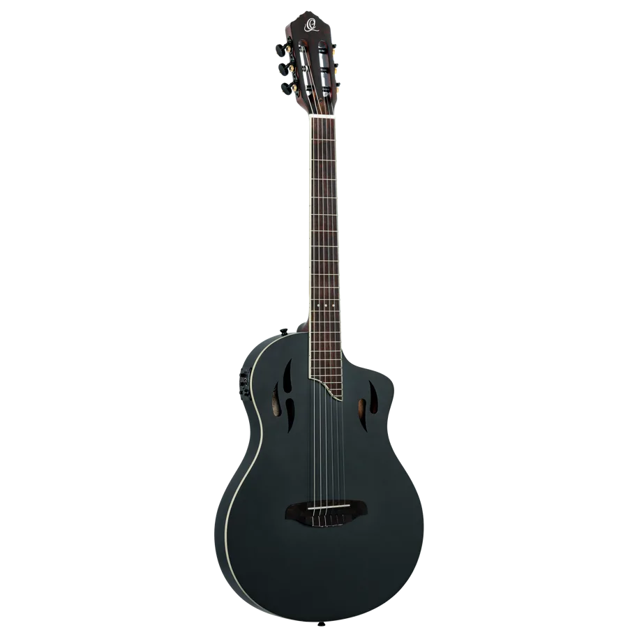 TourPlayer Deluxe Nylon Guitar - Spruce Black