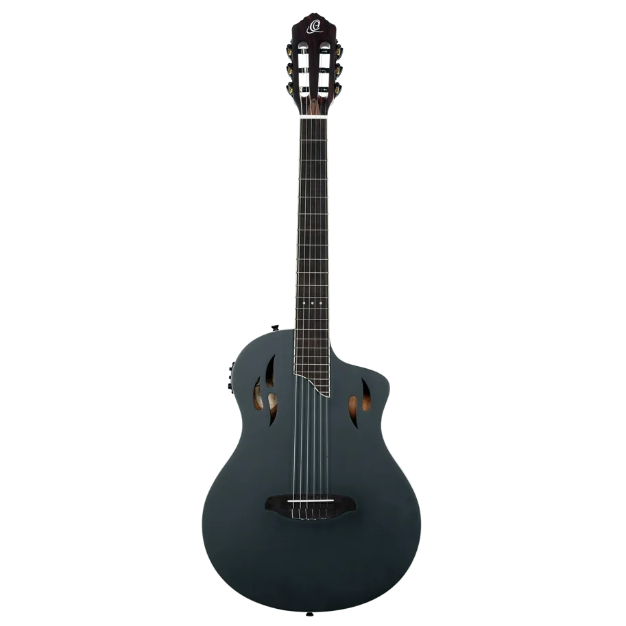 TourPlayer Deluxe Nylon Guitar - Spruce Black