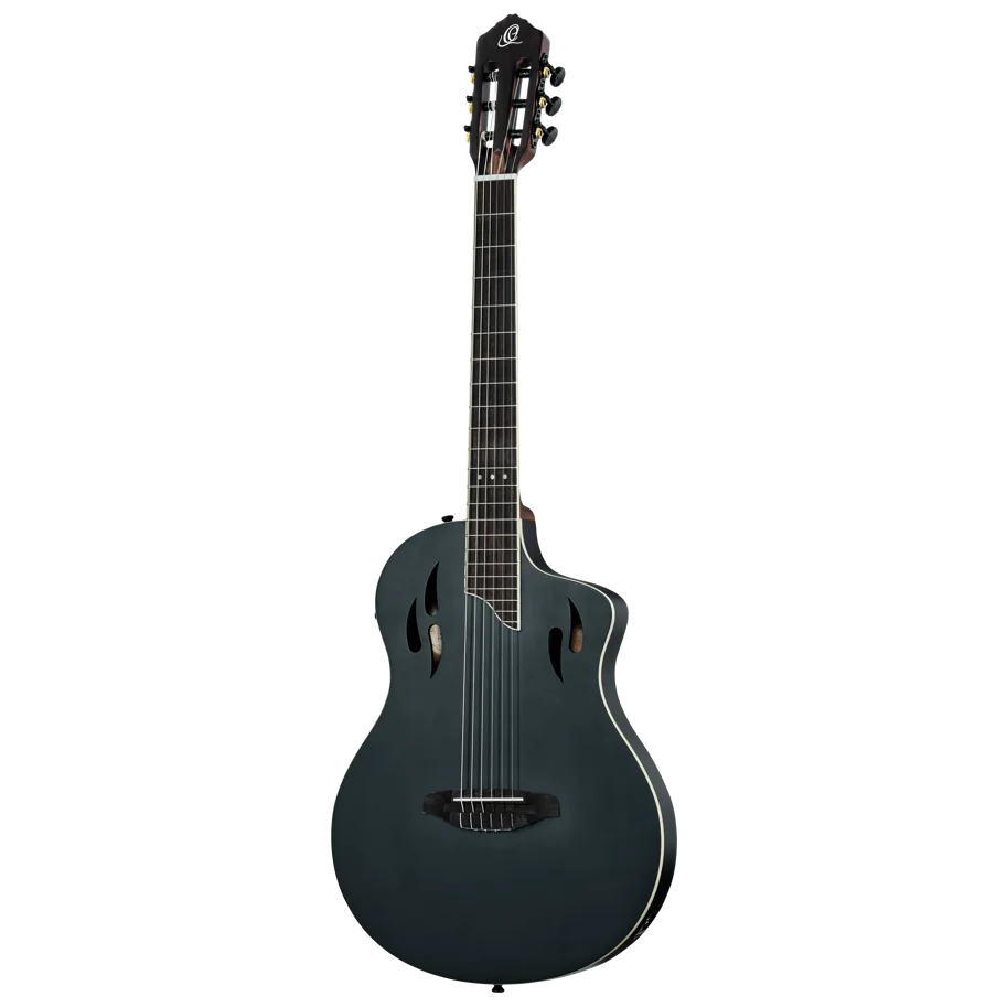 TourPlayer Deluxe Nylon Guitar - Spruce Black