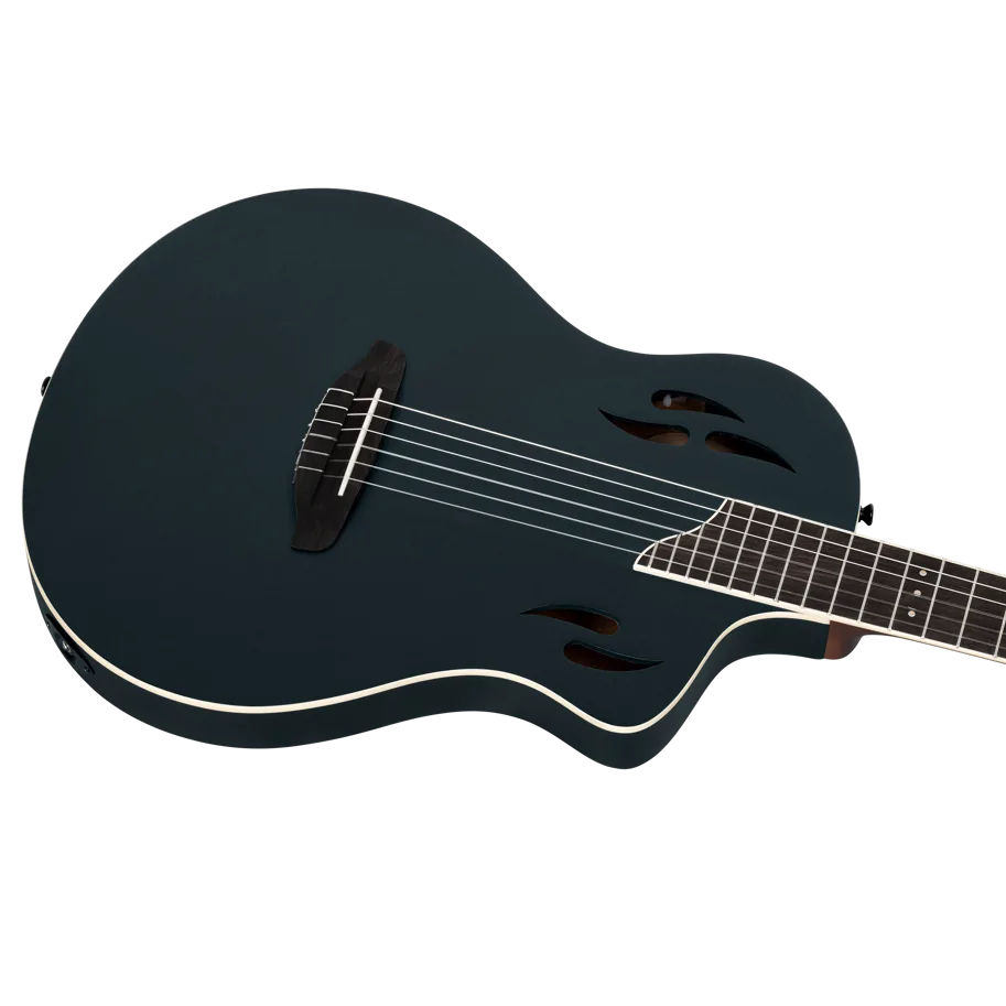 TourPlayer Deluxe Nylon Guitar - Spruce Black