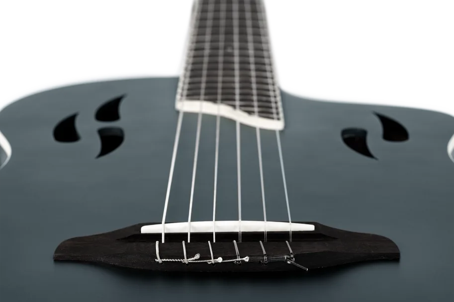 TourPlayer Deluxe Nylon Guitar - Spruce Black