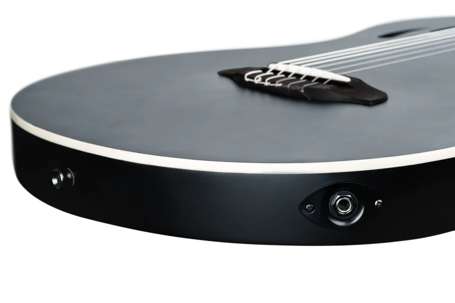 TourPlayer Deluxe Nylon Guitar - Spruce Black