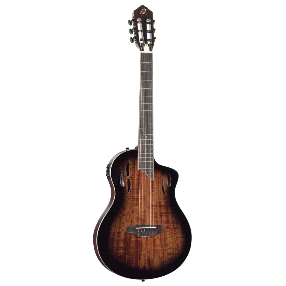 TourPlayer Deluxe Nylon Guitar - Acacia Burst Top
