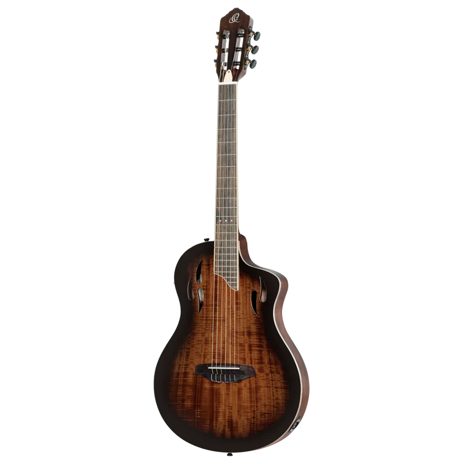 TourPlayer Deluxe Nylon Guitar - Acacia Burst Top