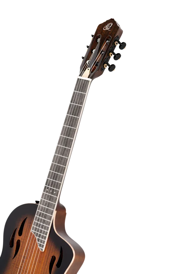 TourPlayer Deluxe Nylon Guitar - Acacia Burst Top