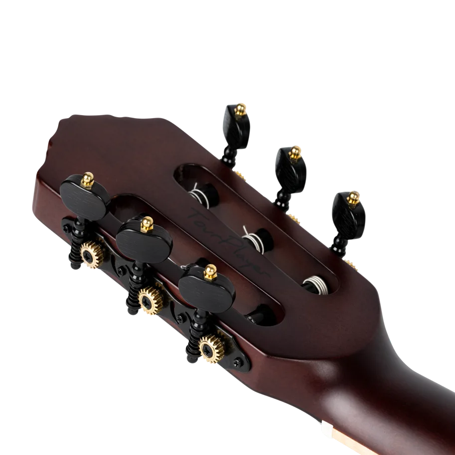 TourPlayer Deluxe Nylon Guitar - Acacia Burst Top