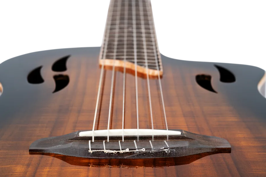 TourPlayer Deluxe Nylon Guitar - Acacia Burst Top