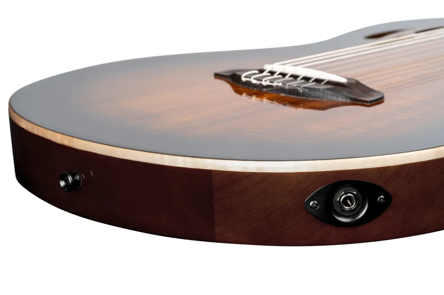 TourPlayer Deluxe Nylon Guitar - Acacia Burst Top