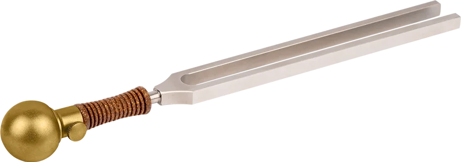 Tuning Fork Vibration Foot - Round - Medium