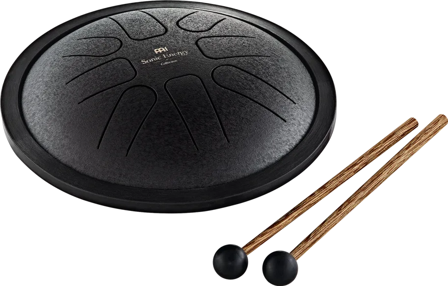 Small Steel Tongue Drum - F Minor - Black