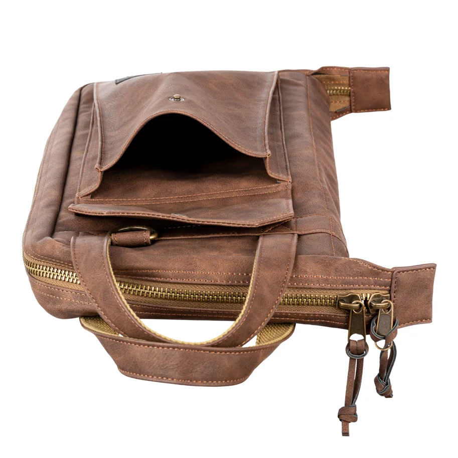 Vintage Hyde Stick Bag - Light Brown