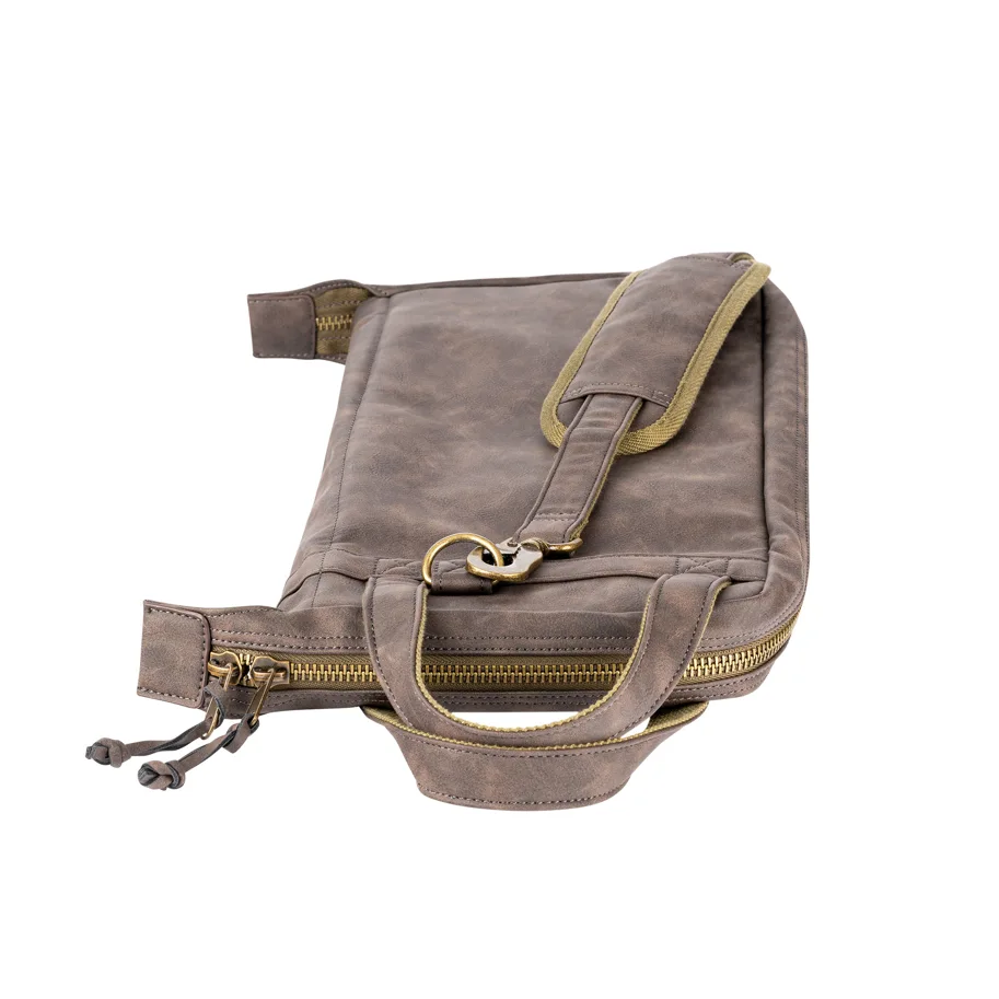 Vintage Hyde Stick Bag - Dark Brown