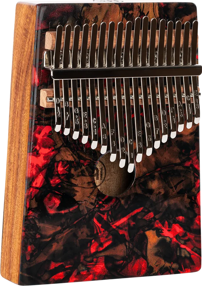 Sound Hole Designer Kalimba - Lava