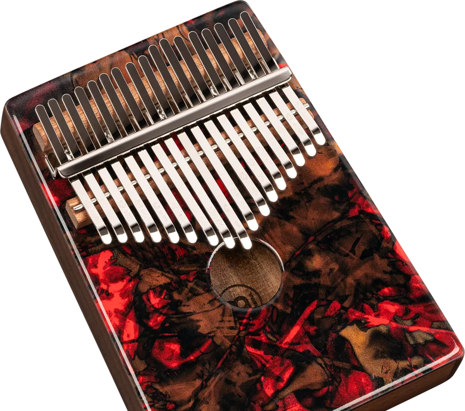 Sound Hole Designer Kalimba - Lava