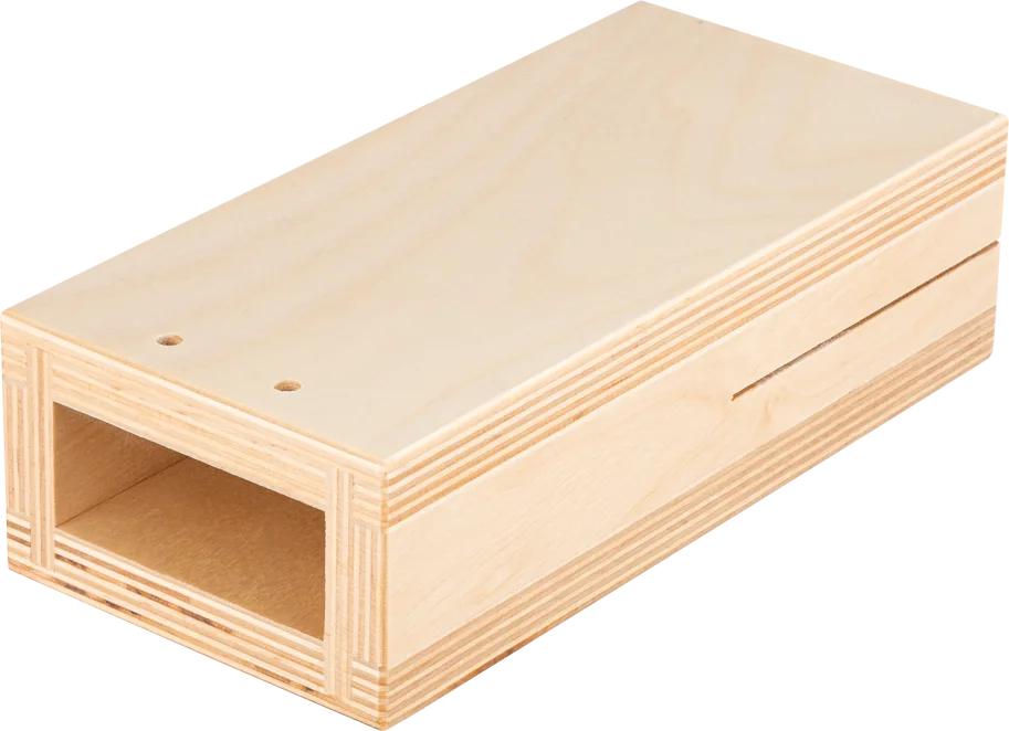 Wood Temple Block - F5
