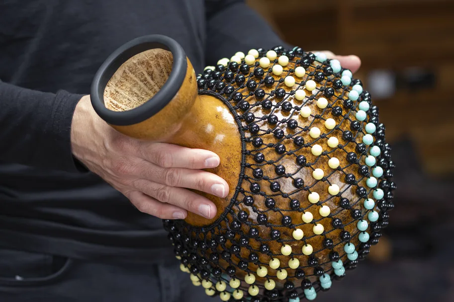 Pumpkin/Gourd Shekere - Traditional